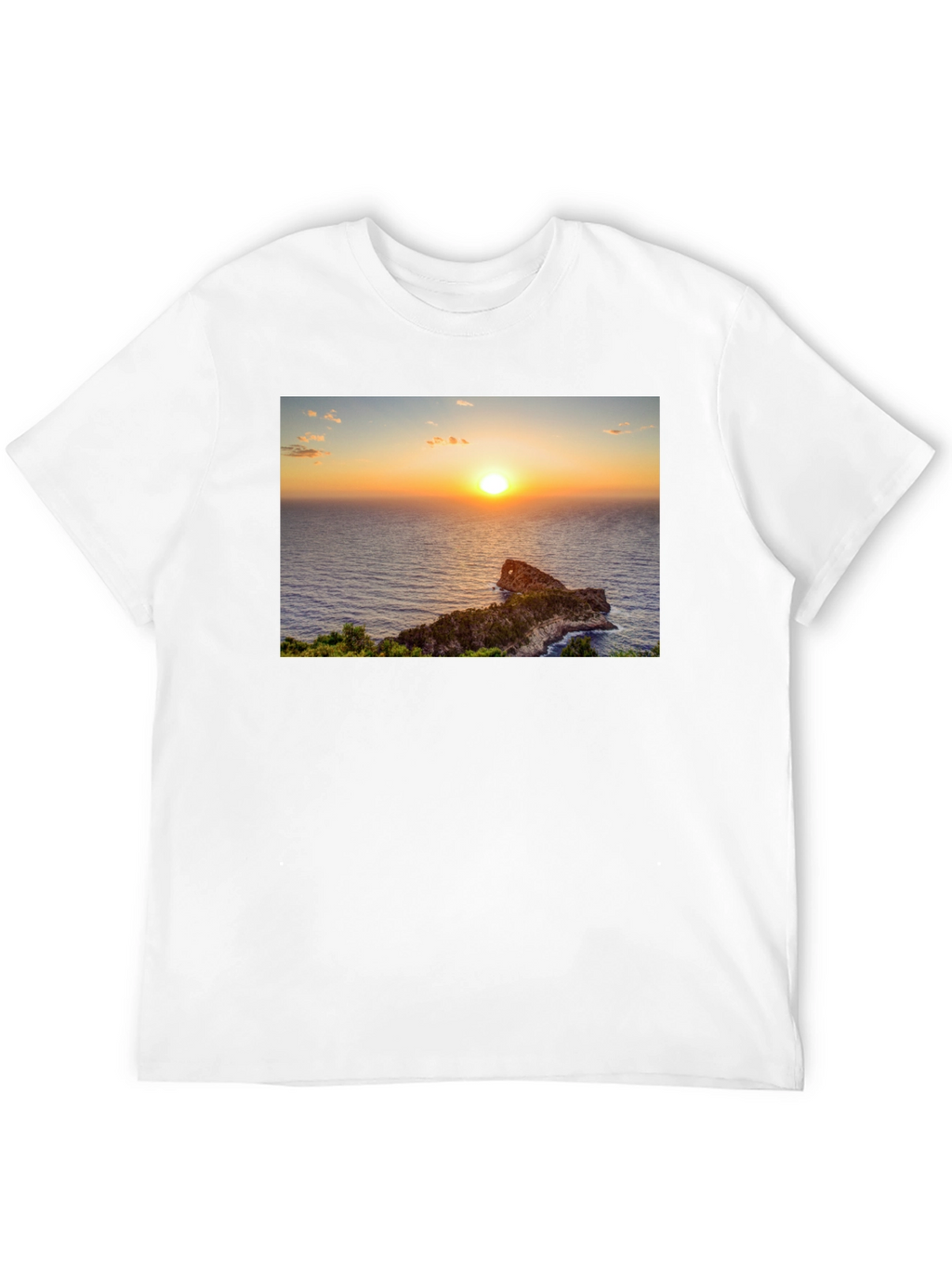 Sunset Ocean View T-Shirt