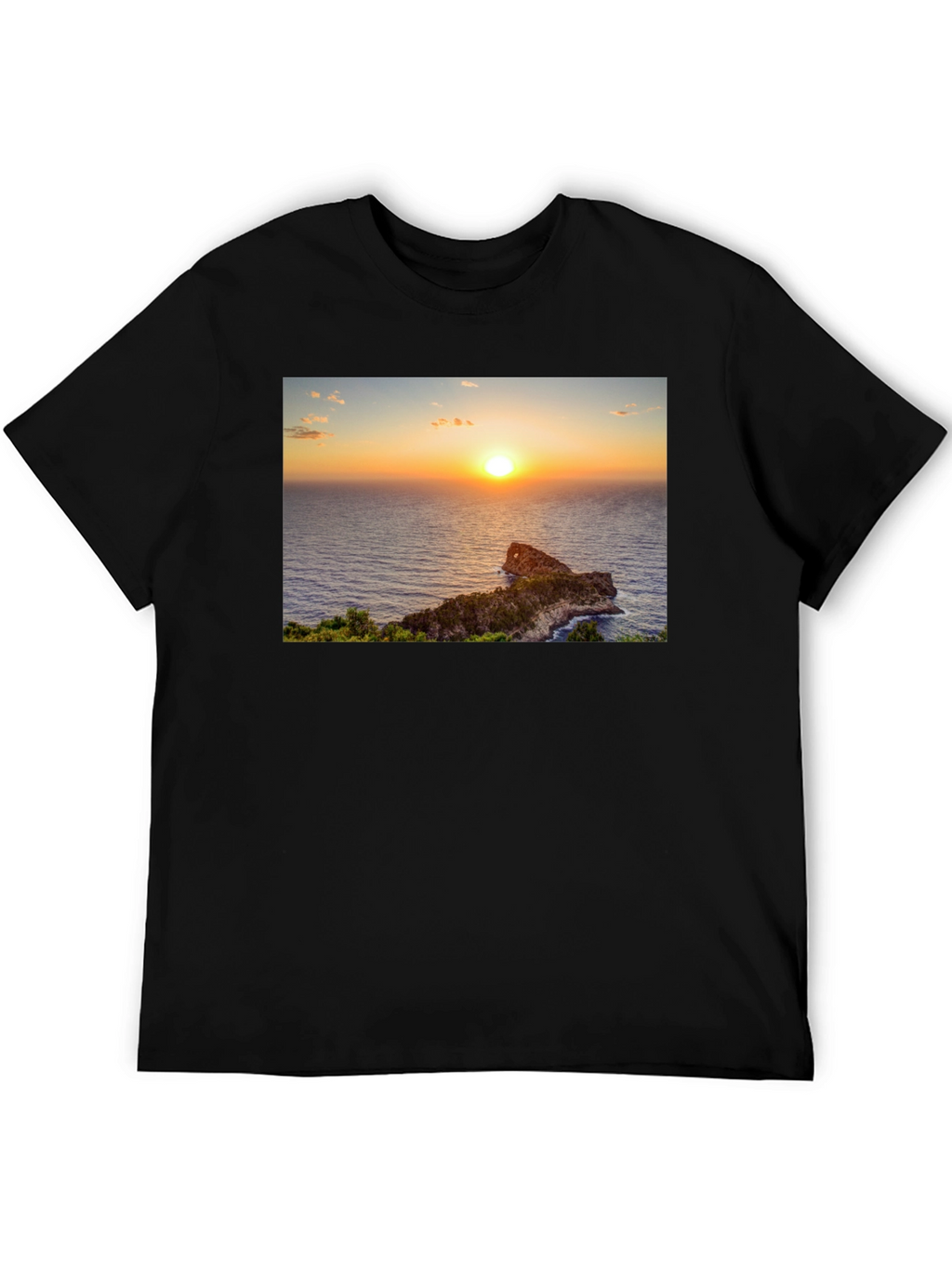 Sunset Ocean View T-Shirt