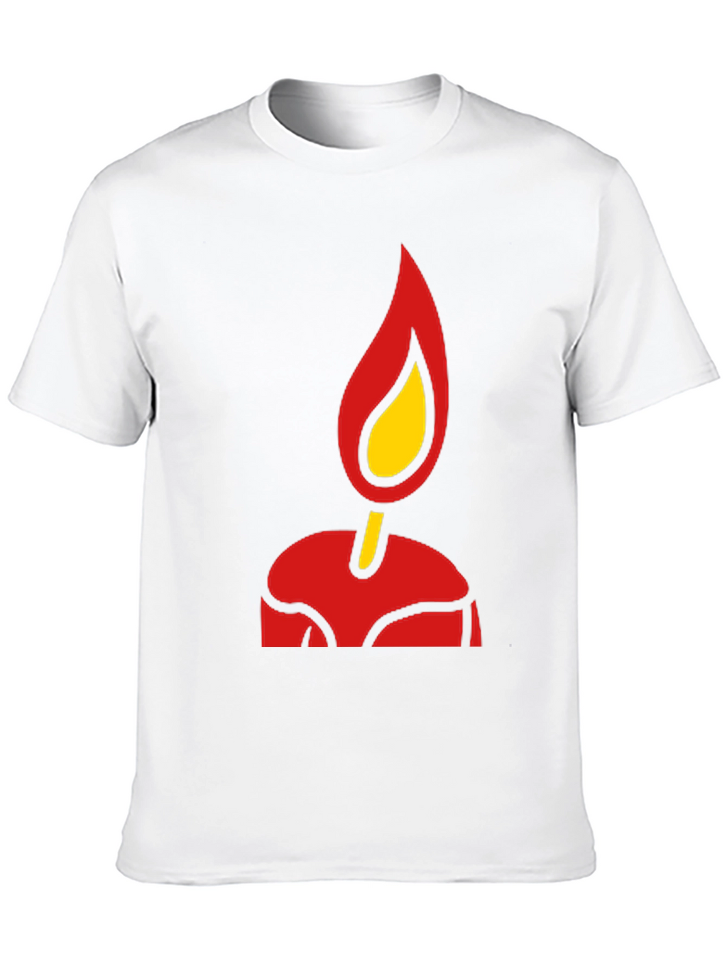 Flame Graphic Tee - Bold Stylish Black T-Shirt