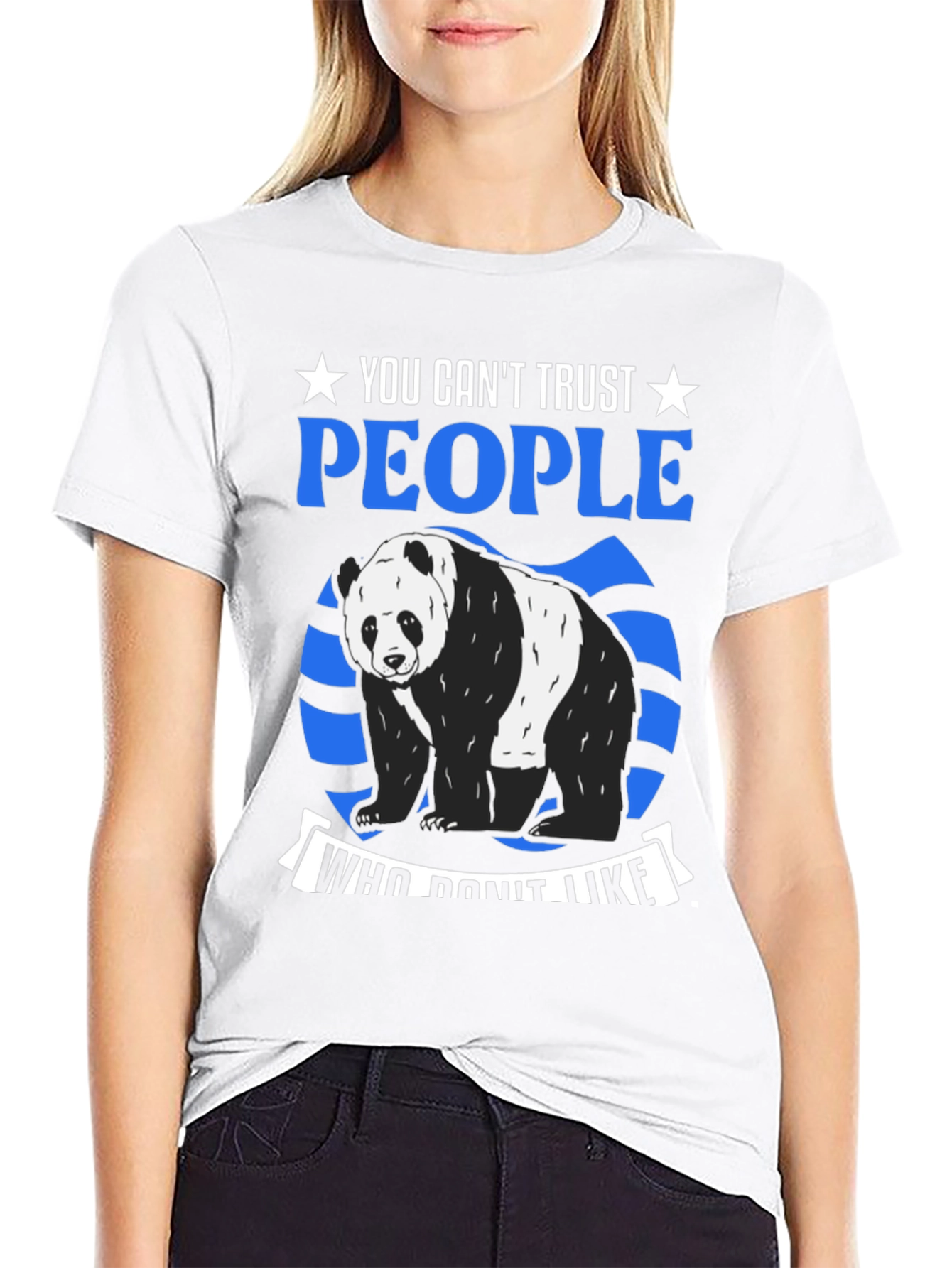 Trust No One Panda Graphic Tee
