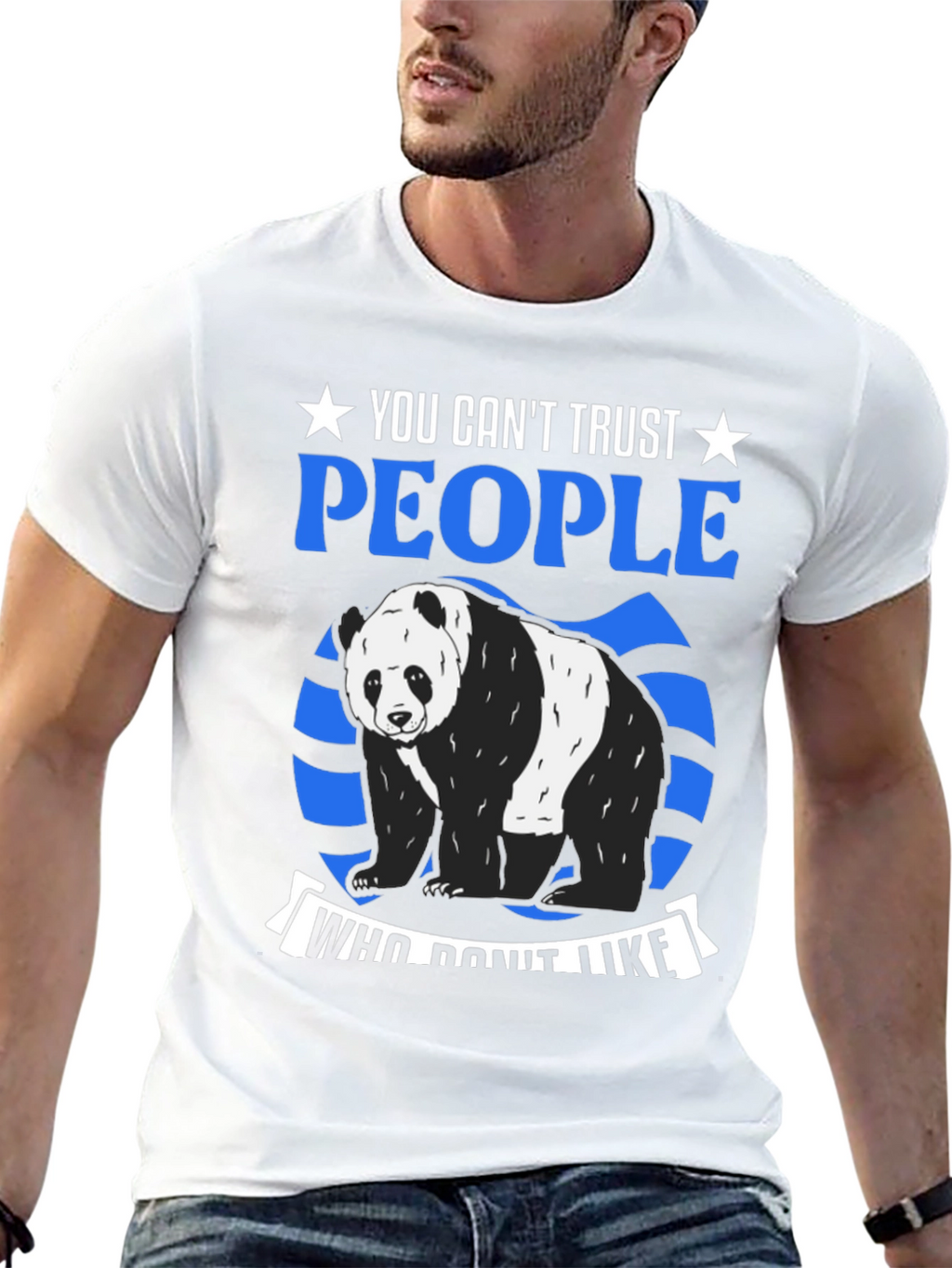 Trust No One Panda Graphic Tee