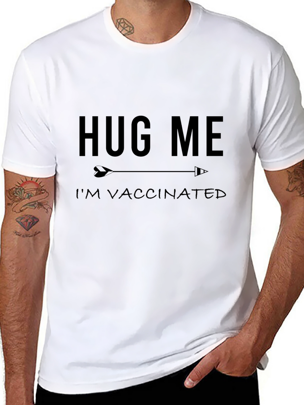 Hug Me Im Vaccinated T-Shirt