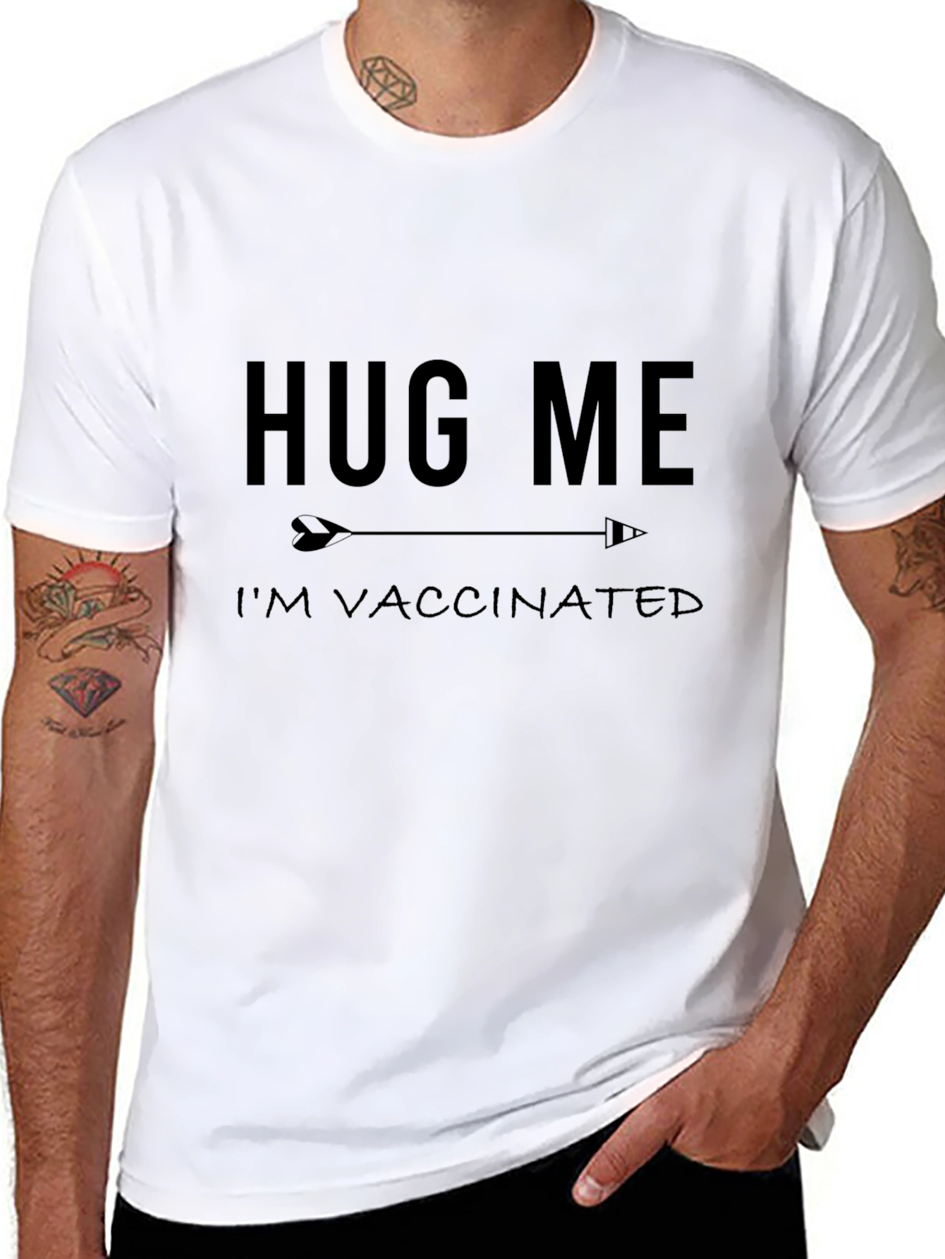 Hug Me Im Vaccinated T-Shirt