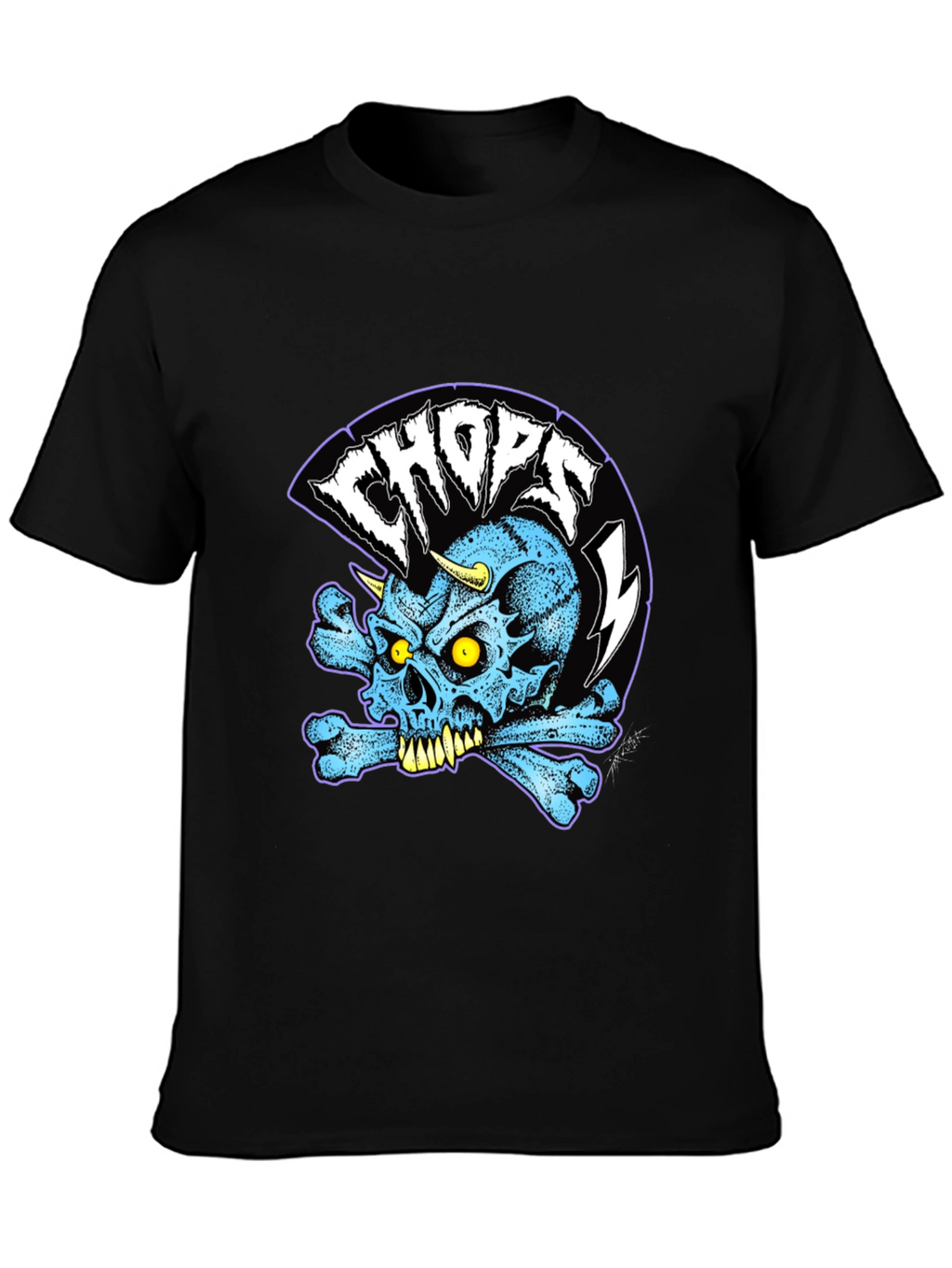 Skull & Crossbones Graphic T-Shirt - Black
