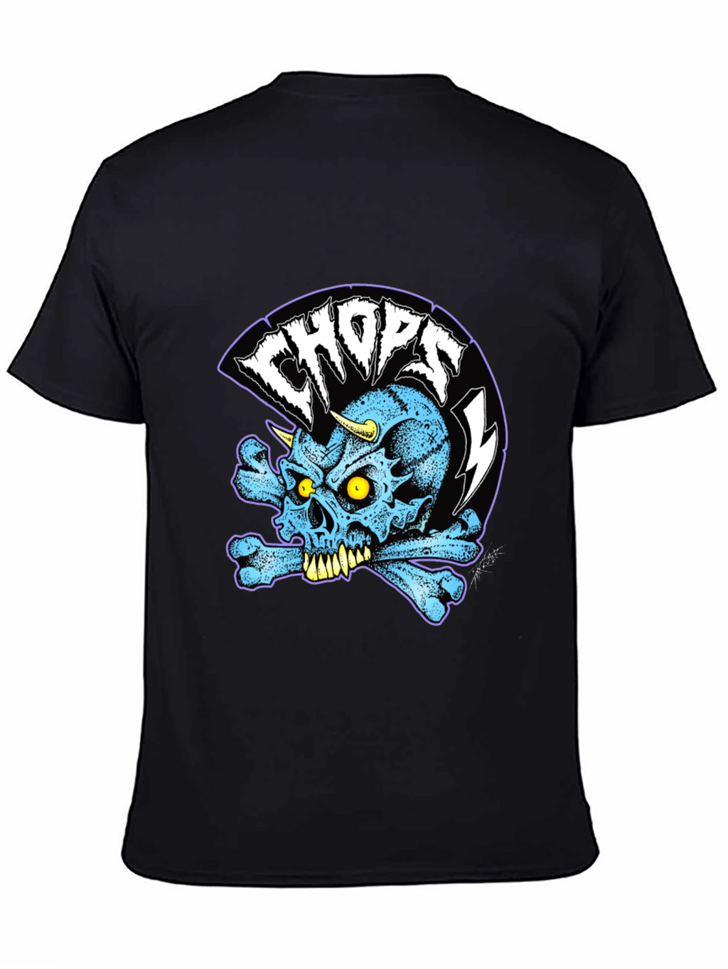 Skull & Crossbones Graphic T-Shirt - Black