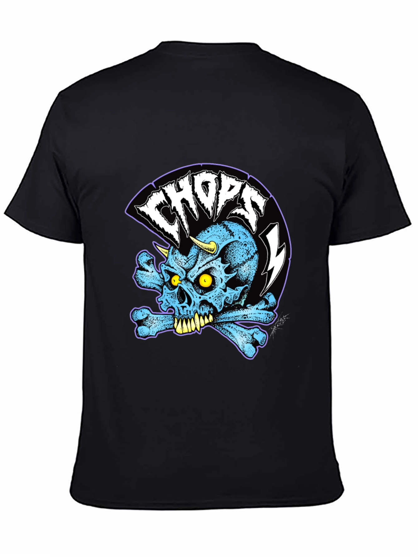 Skull & Crossbones Graphic T-Shirt - Black