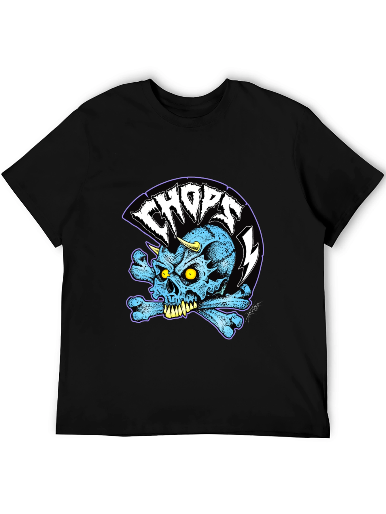 Skull & Crossbones Graphic T-Shirt - Black