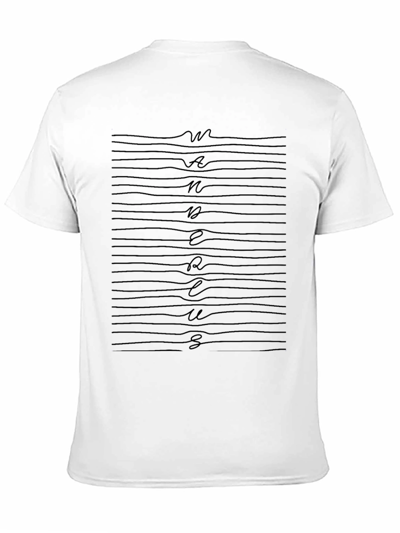 Mens Black Numerous Graphic Print T-Shirt