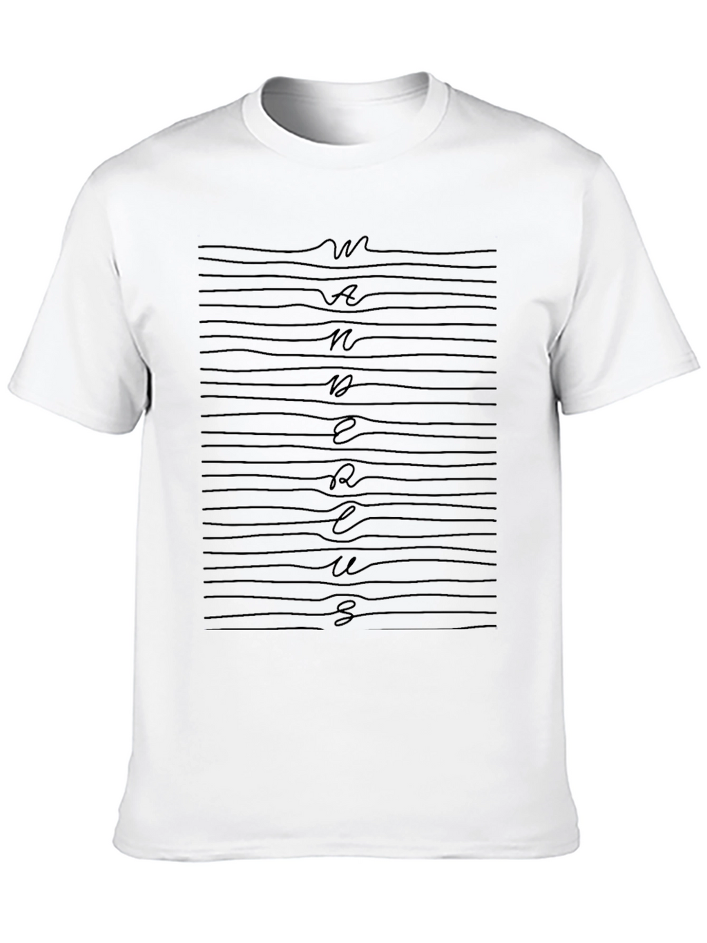 Mens Black Numerous Graphic Print T-Shirt