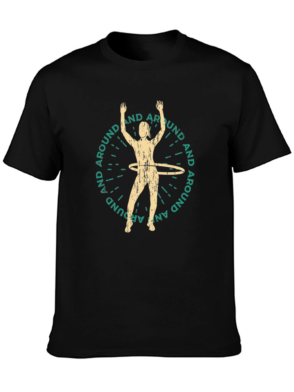 Hula Hoop T-Shirt: Around and Around Design