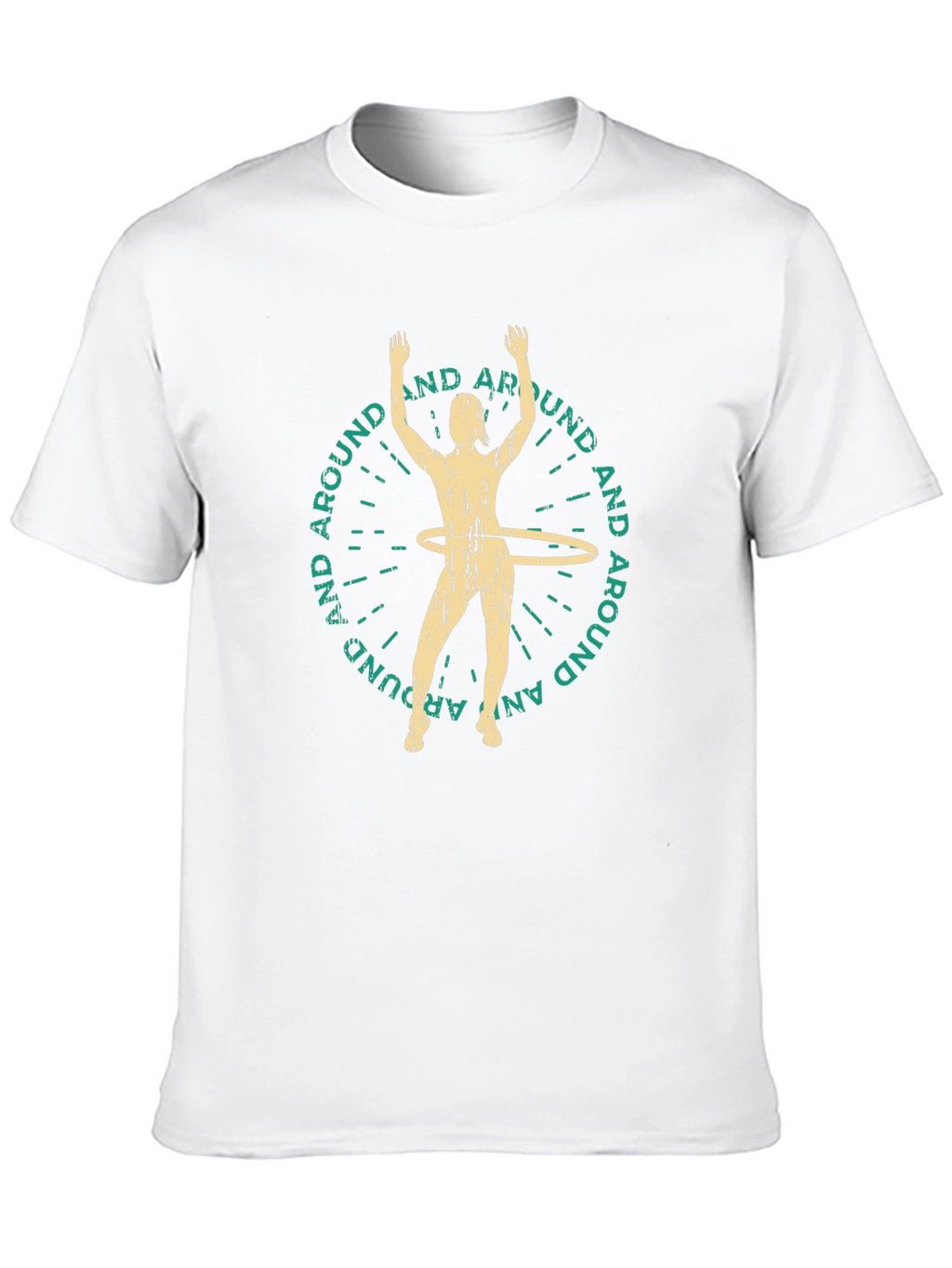 Hula Hoop T-Shirt: Around and Around Design