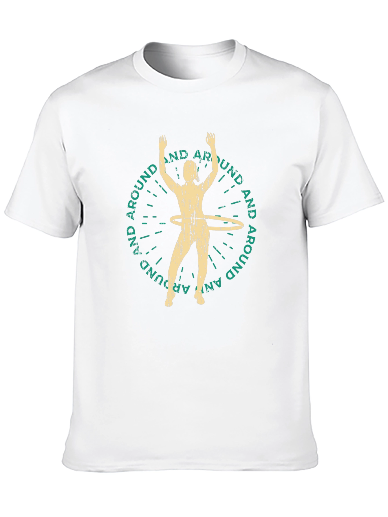 Hula Hoop T-Shirt: Around and Around Design