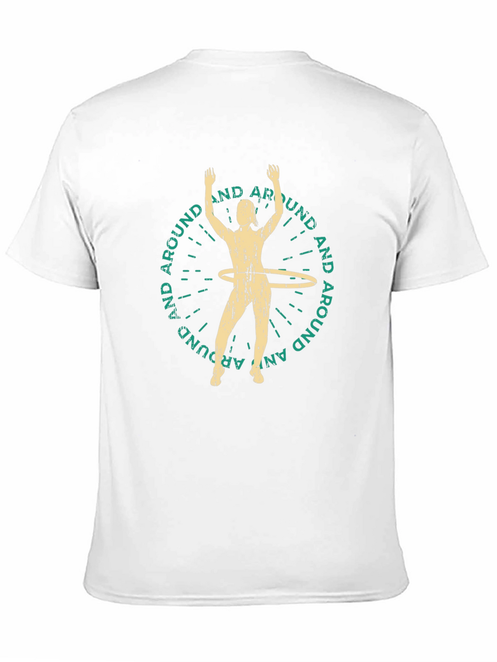 Hula Hoop T-Shirt: Around and Around Design