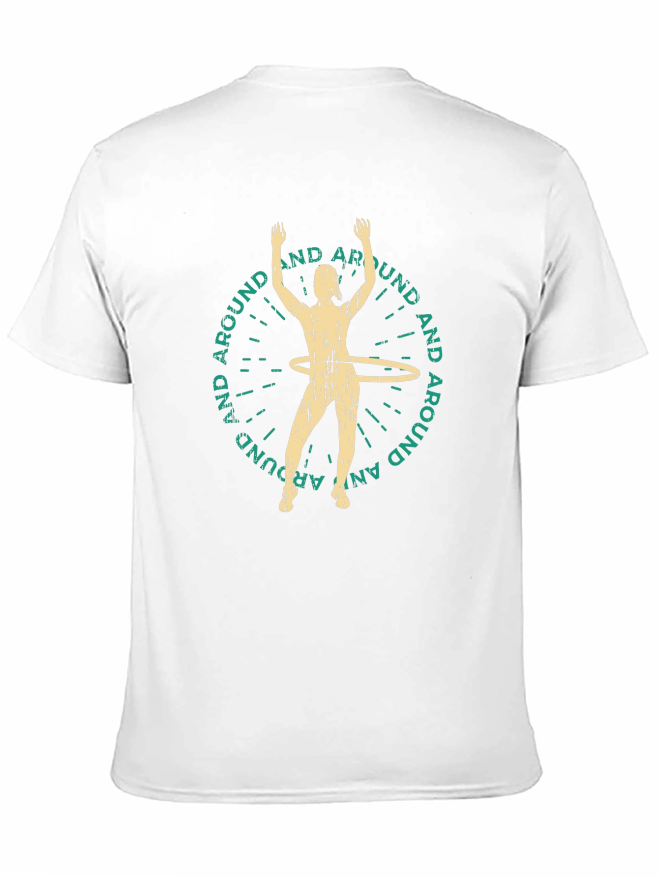 Hula Hoop T-Shirt: Around and Around Design