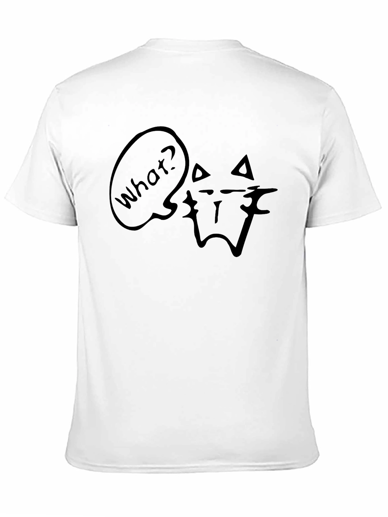 What? Cat Graphic Tee - Unisex Soft Cotton T-Shirt