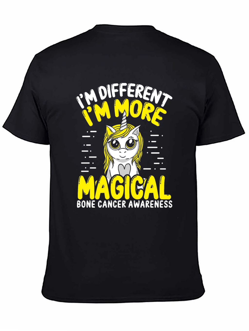 Bone Cancer Awareness Unicorn T-Shirt