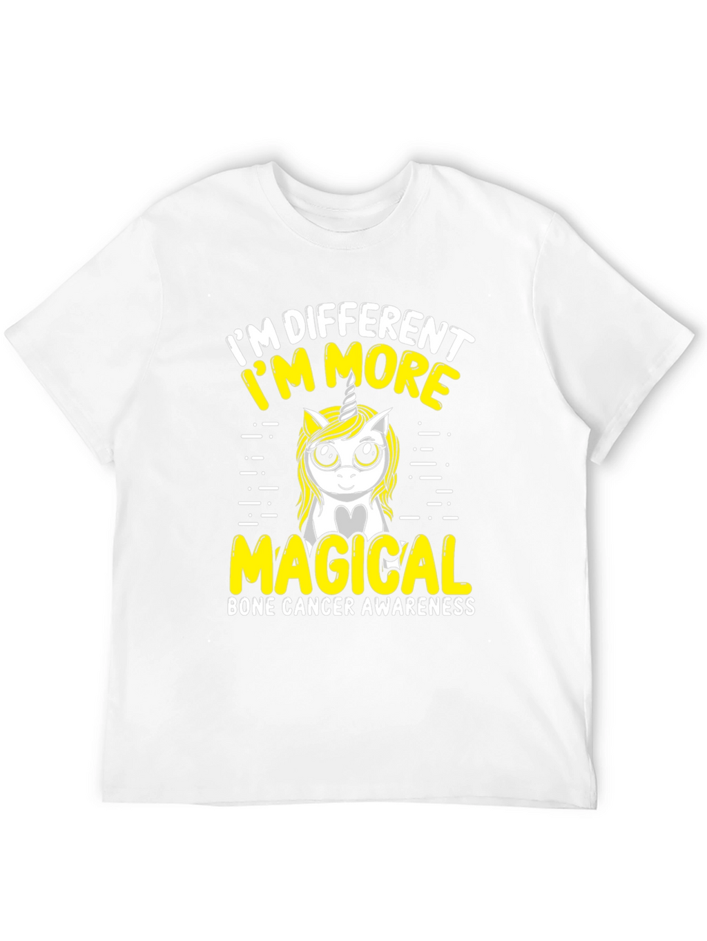 Bone Cancer Awareness Unicorn T-Shirt