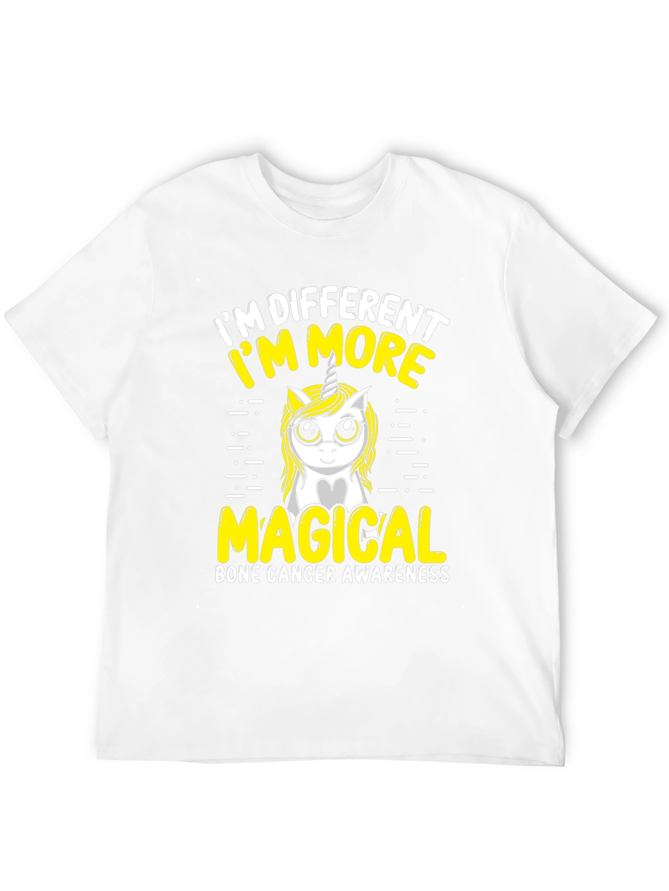 Bone Cancer Awareness Unicorn T-Shirt