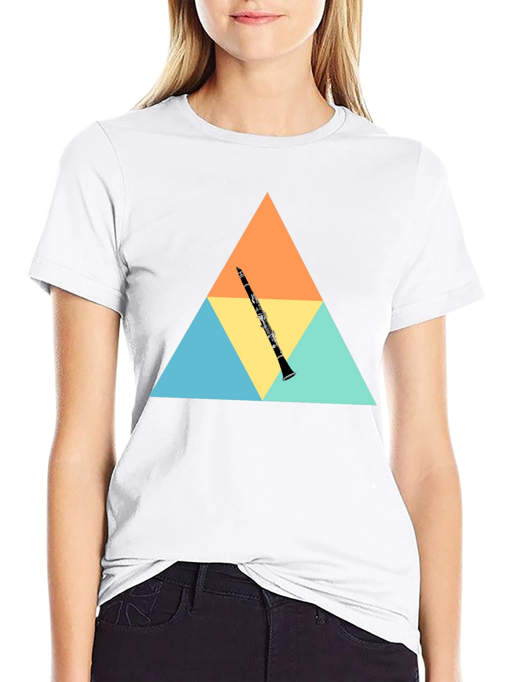Clarinet Graphic Tee - Black T-Shirt