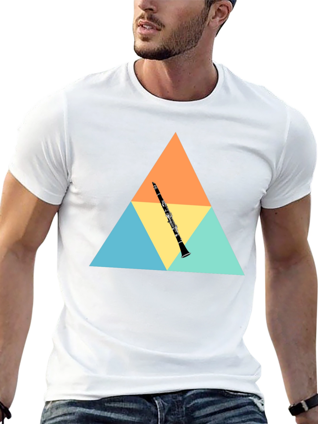 Clarinet Graphic Tee - Black T-Shirt