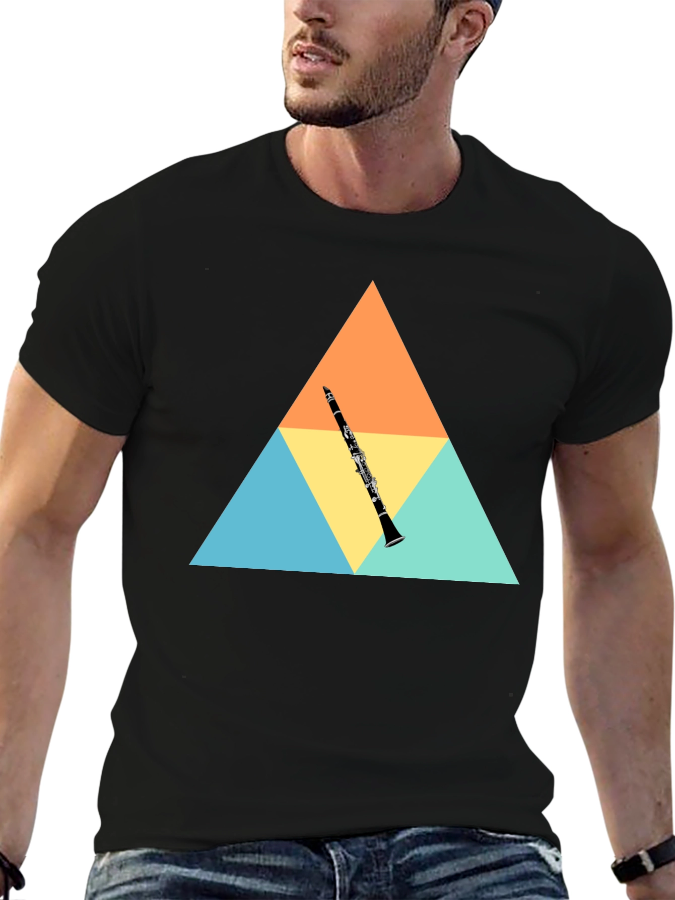 Clarinet Graphic Tee - Black T-Shirt