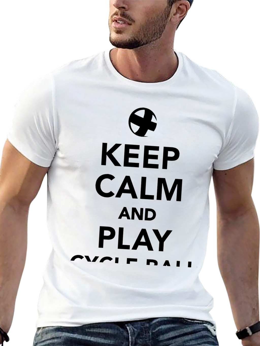 Keep Calm and Play Cycle Ball T-Shirt