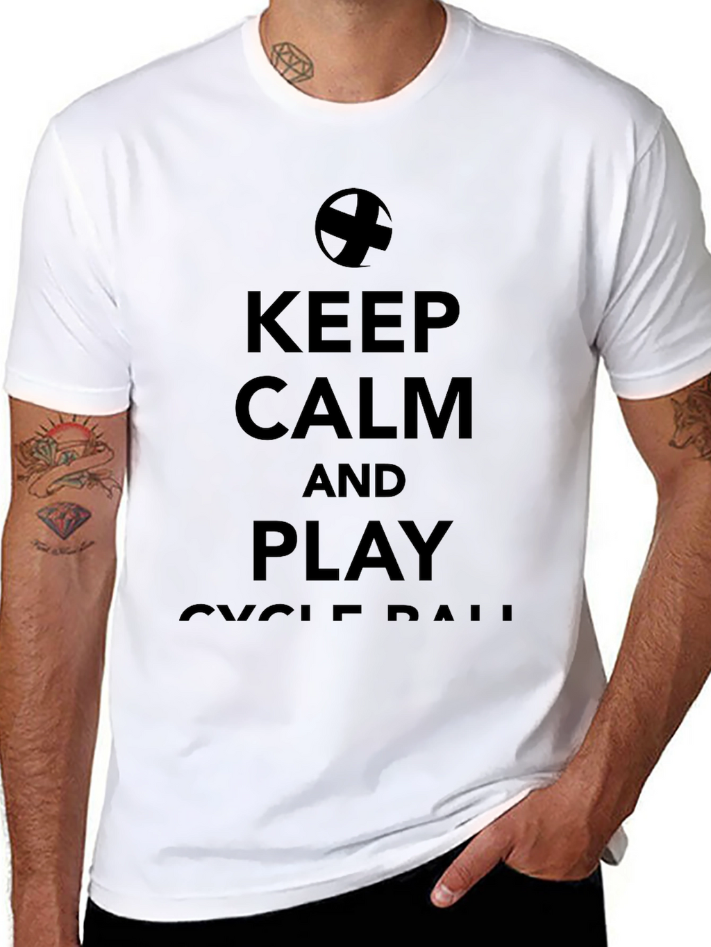 Keep Calm and Play Cycle Ball T-Shirt