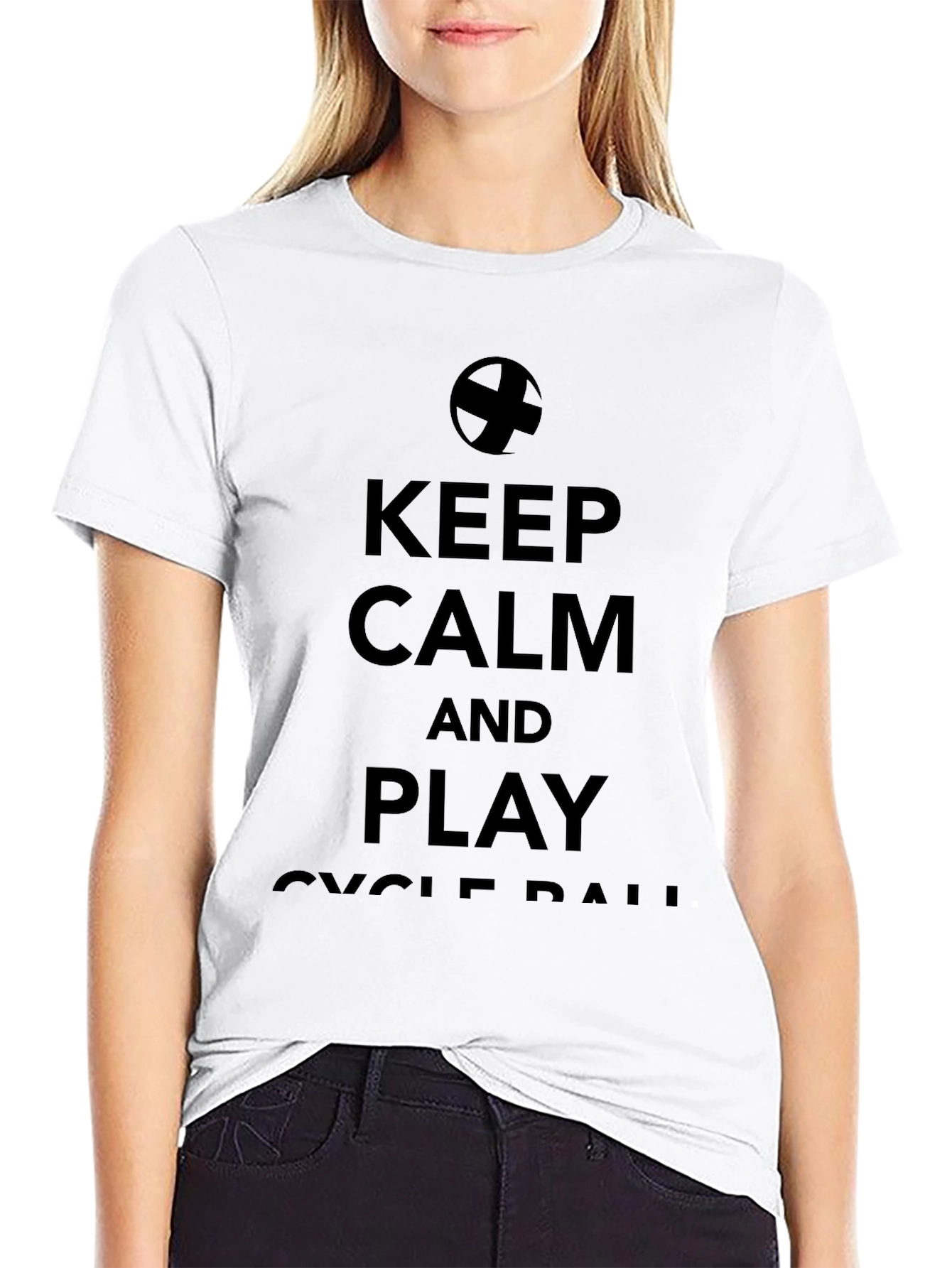 Keep Calm and Play Cycle Ball T-Shirt