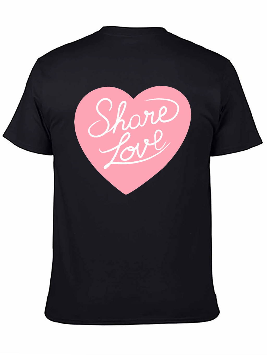 Share Love Graphic Tee - Black