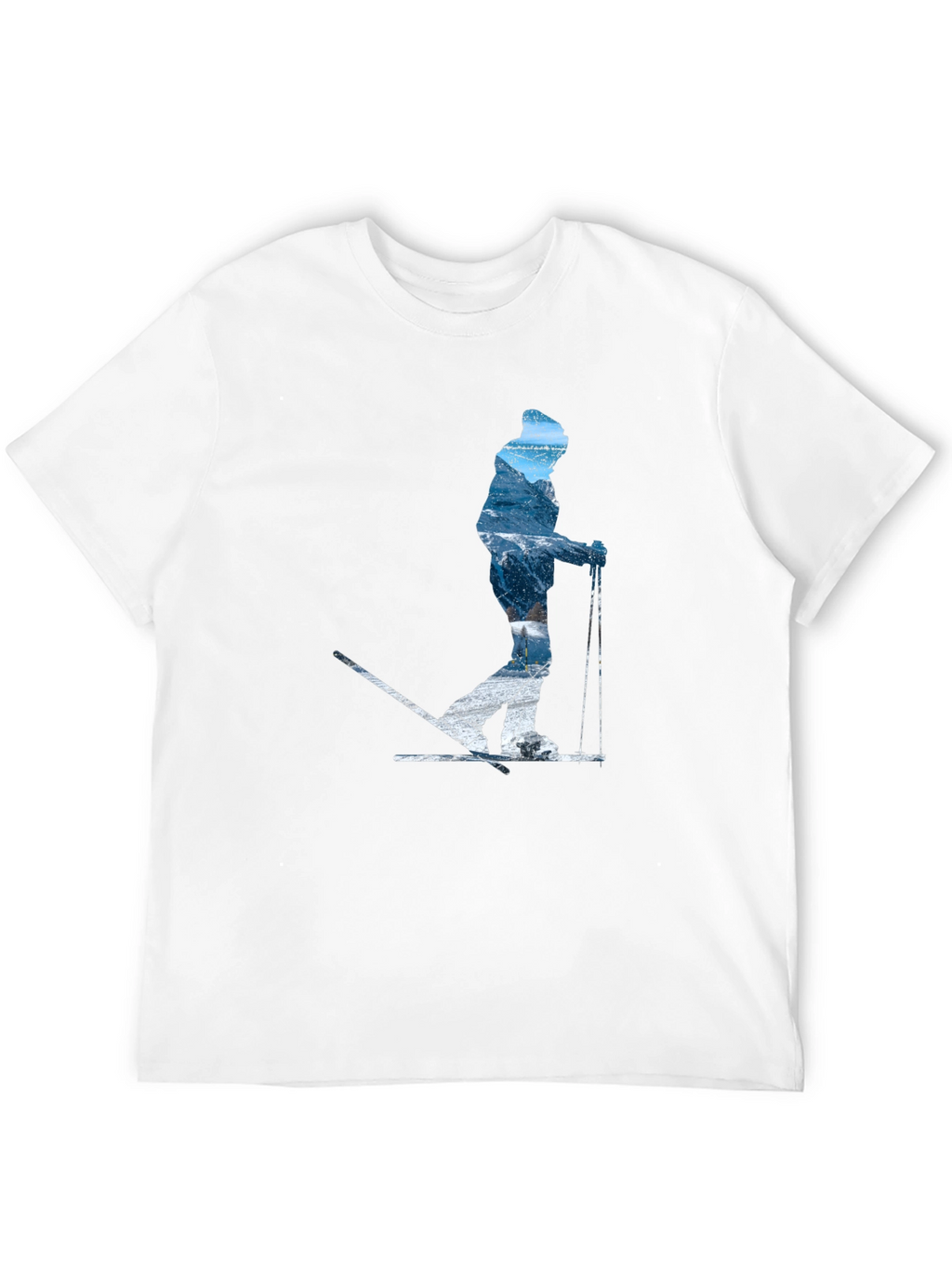 Mountain Skier Graphic T-Shirt