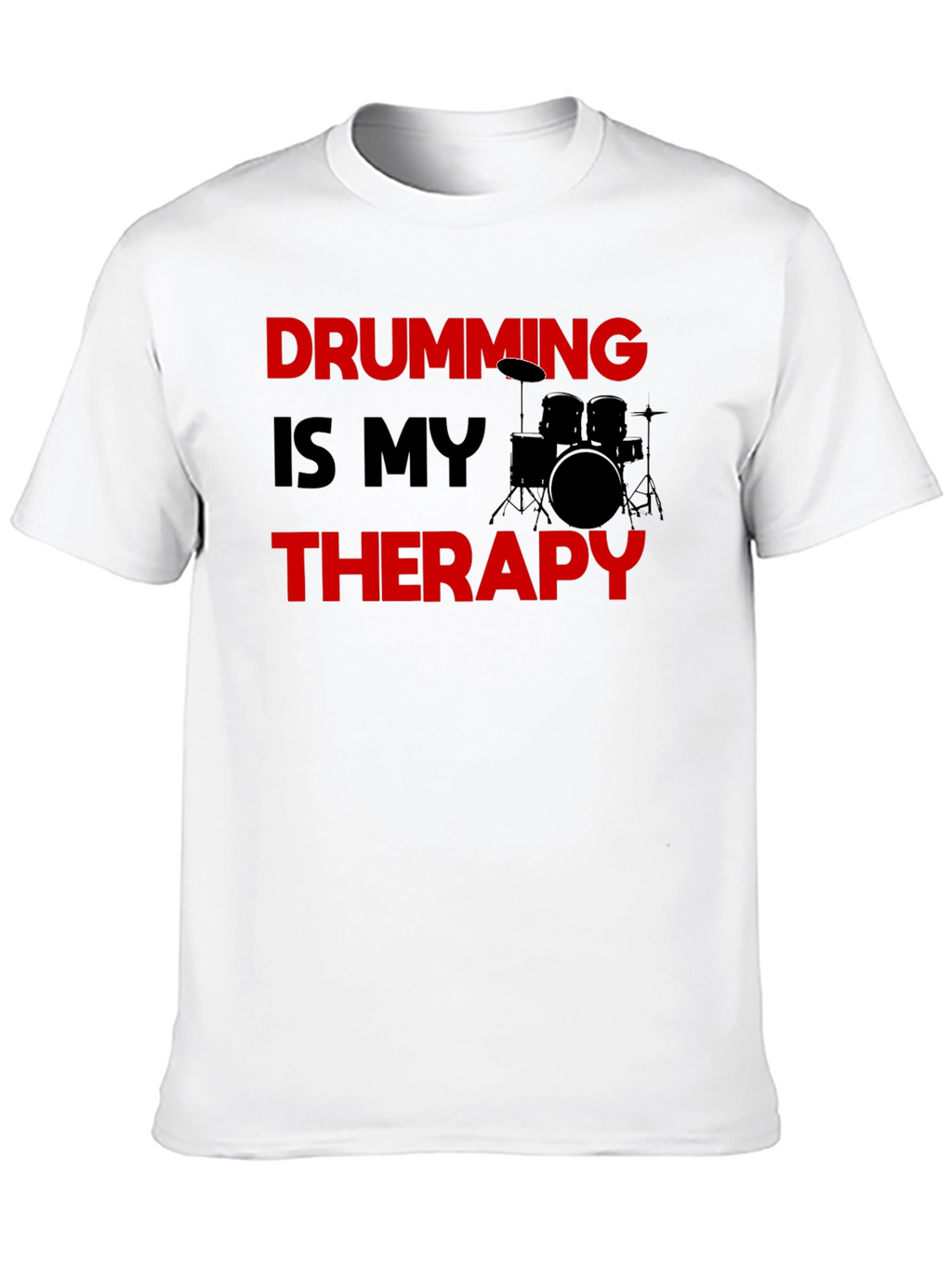 Drumming is My Therapy Graphic Tee