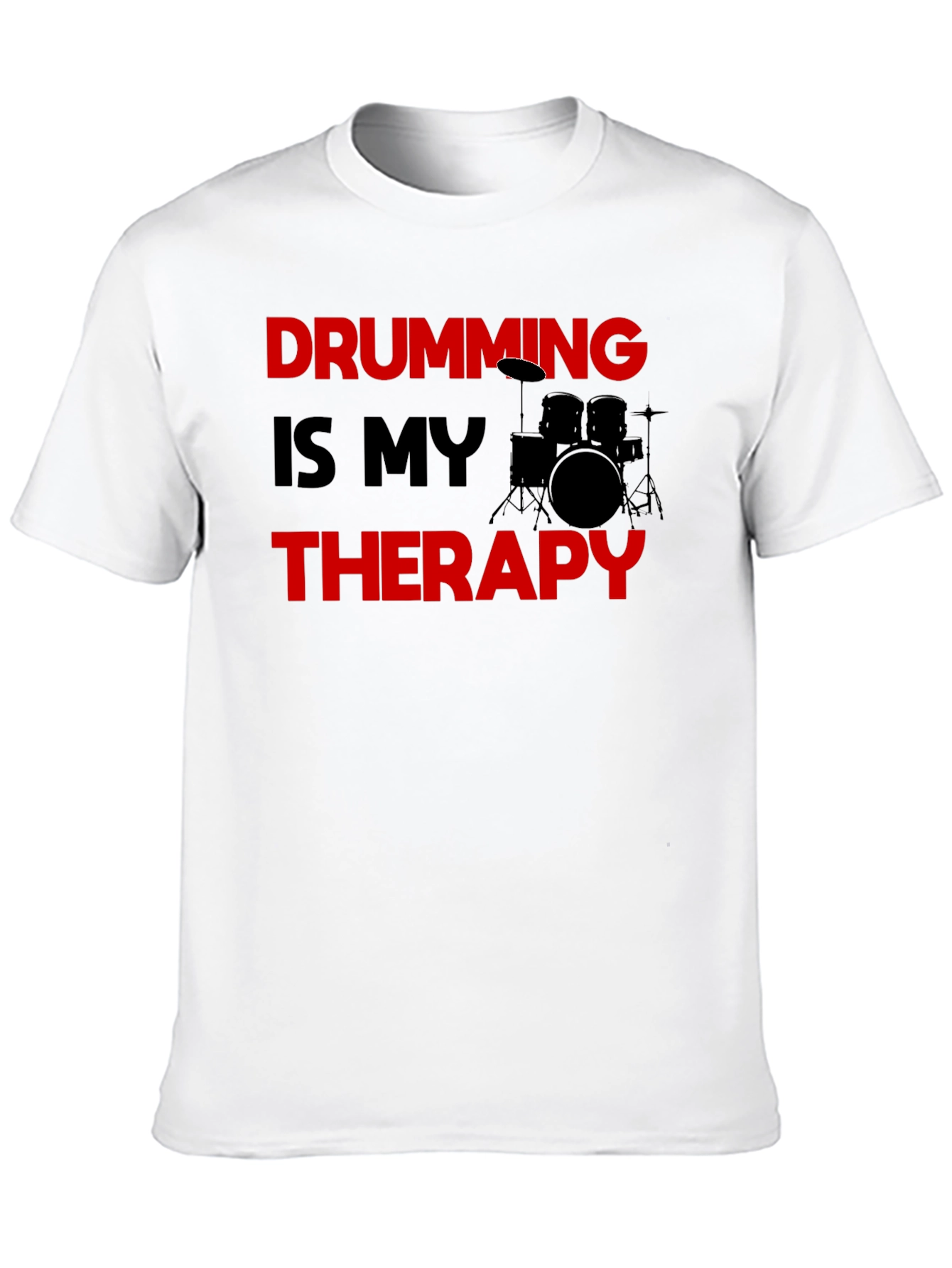 Drumming is My Therapy Graphic Tee