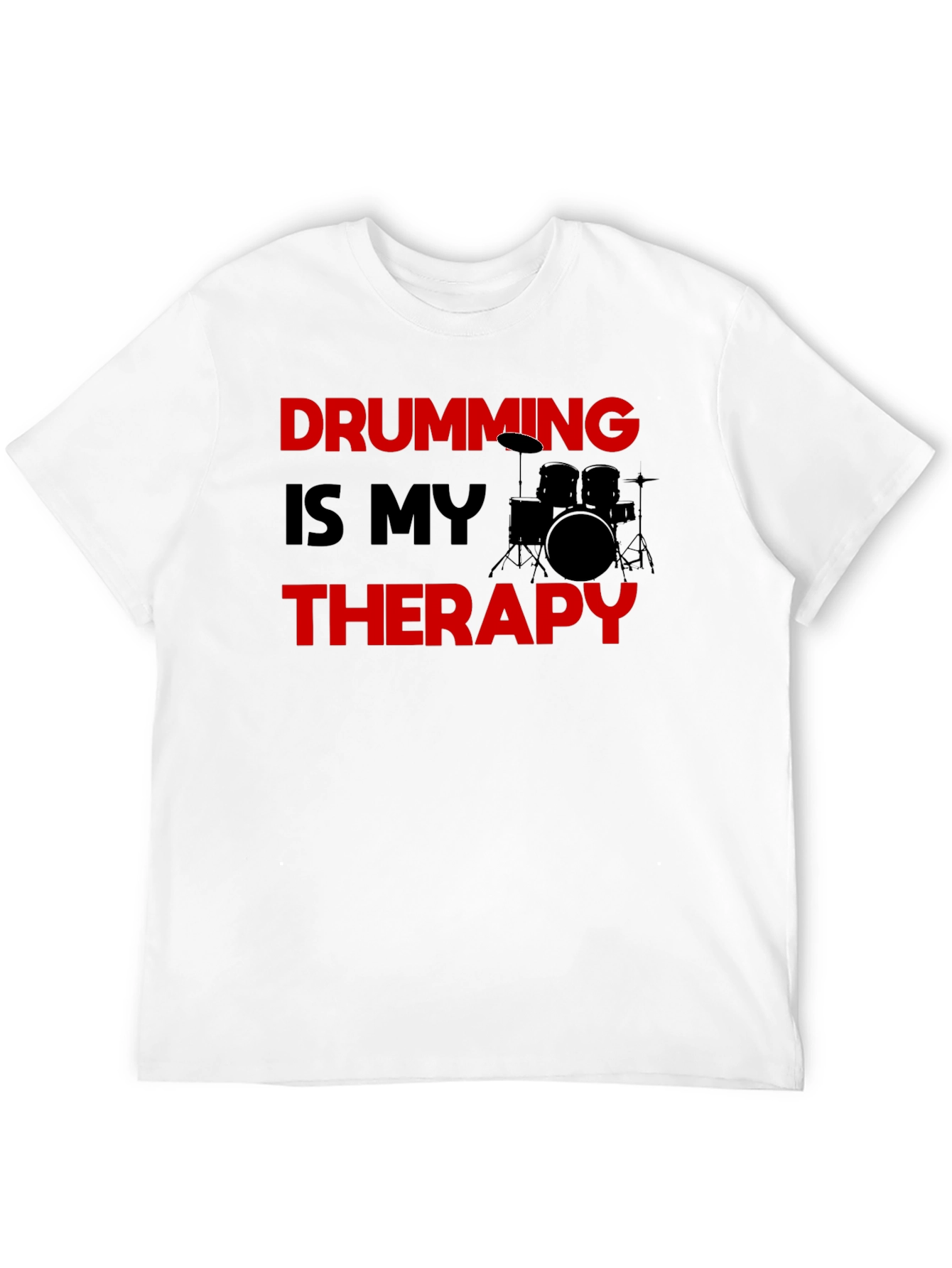 Drumming is My Therapy Graphic Tee