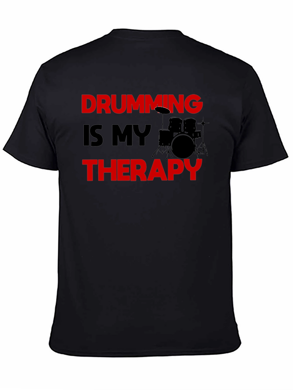 Drumming is My Therapy Graphic Tee