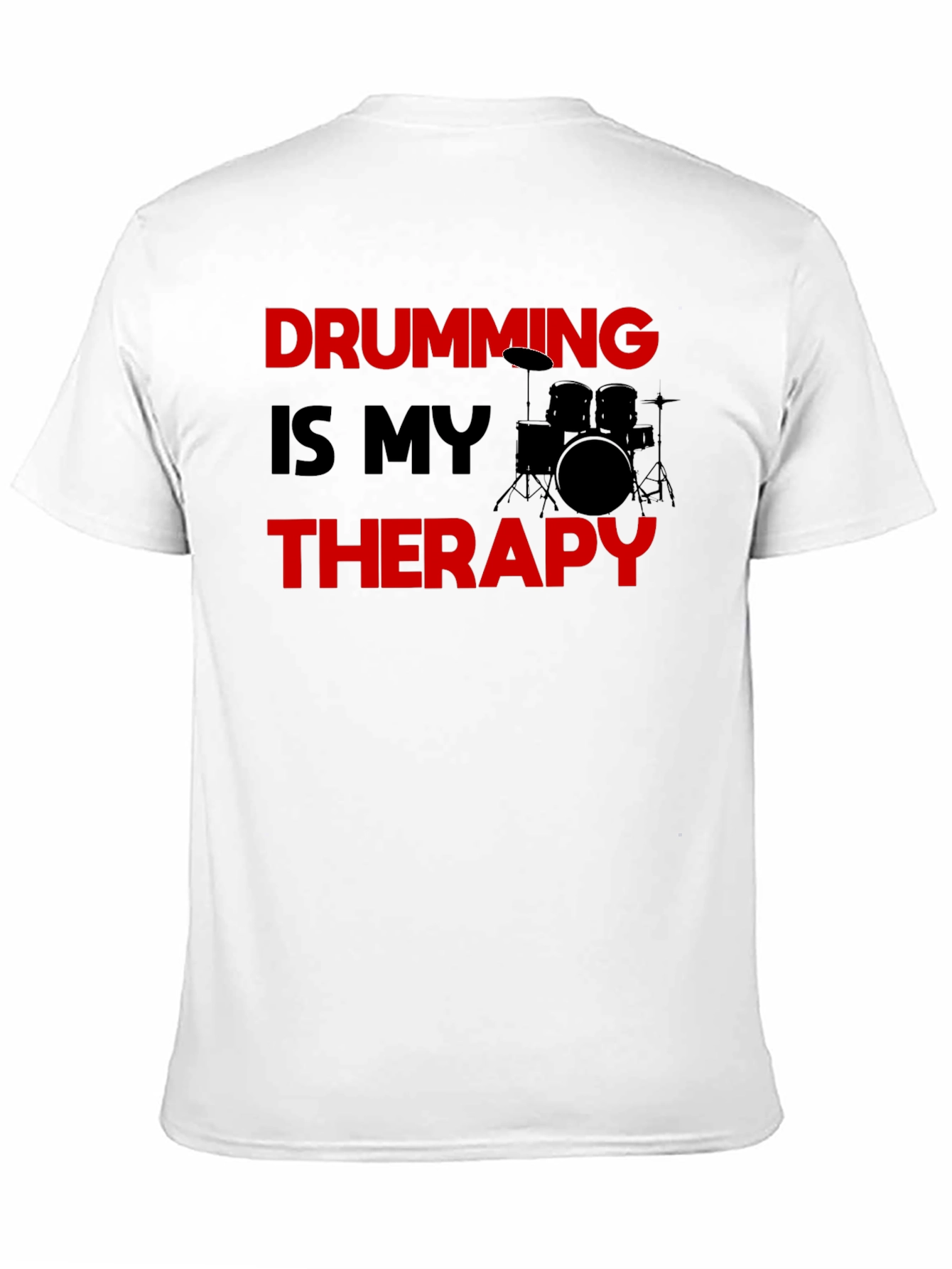 Drumming is My Therapy Graphic Tee