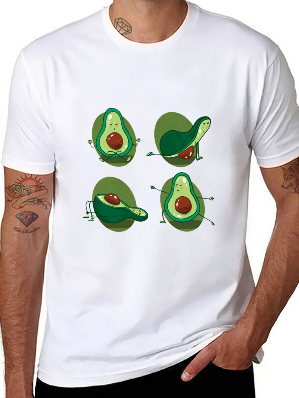 Yoga Avocado Graphic Tee