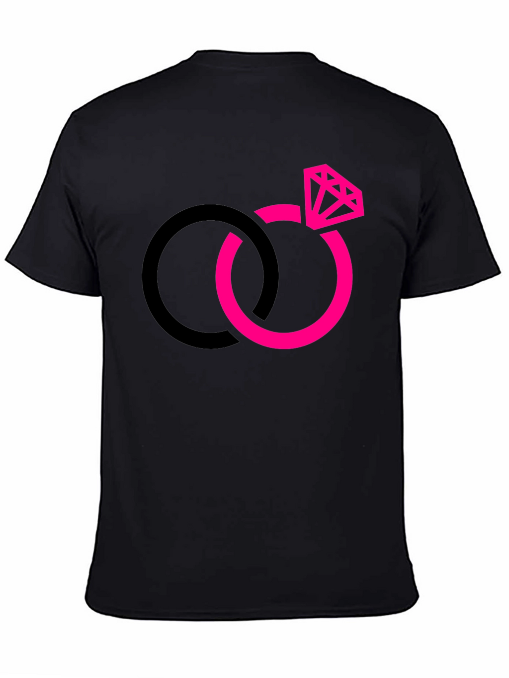 Interlocked Rings Graphic Tee - Black