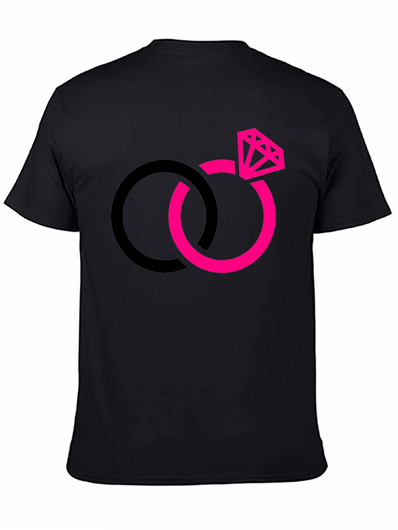 Interlocked Rings Graphic Tee - Black