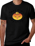 Stay Angry Childish T-Shirt - Fun Emoji Design
