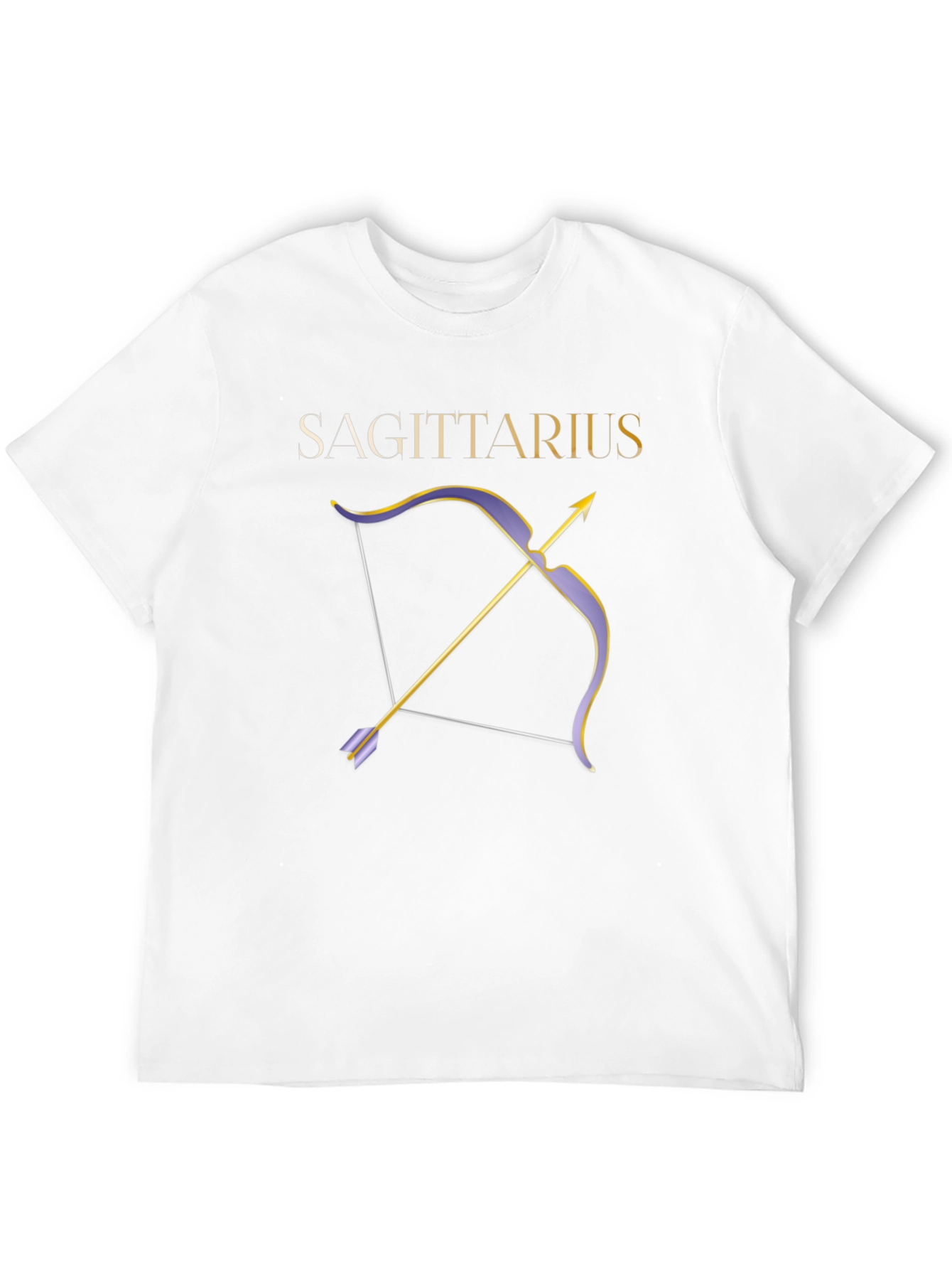 Sagittarius Zodiac Bow and Arrow Graphic Tee
