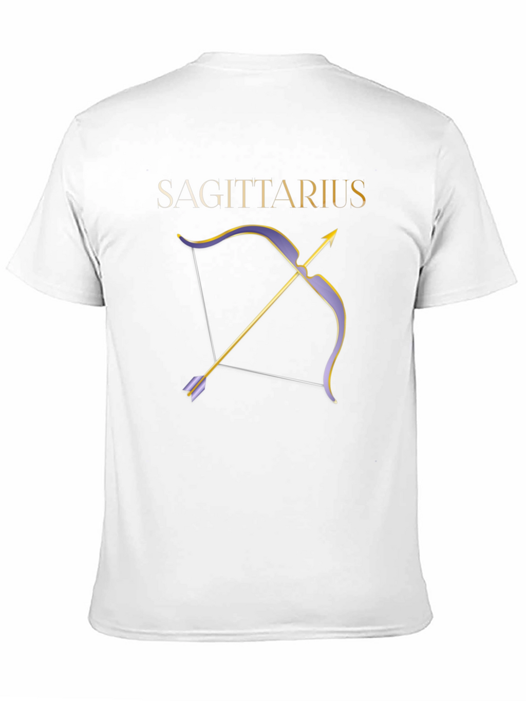 Sagittarius Zodiac Bow and Arrow Graphic Tee