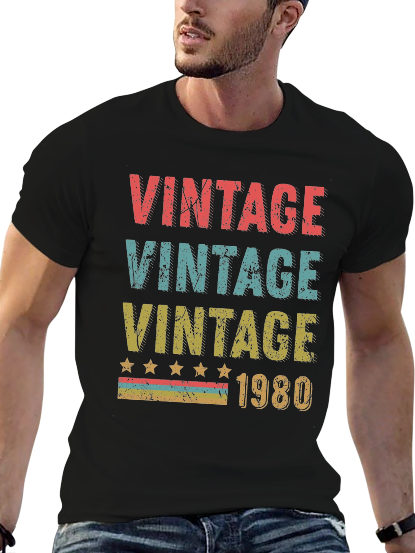 Vintage 1980 T-Shirt - Retro Style