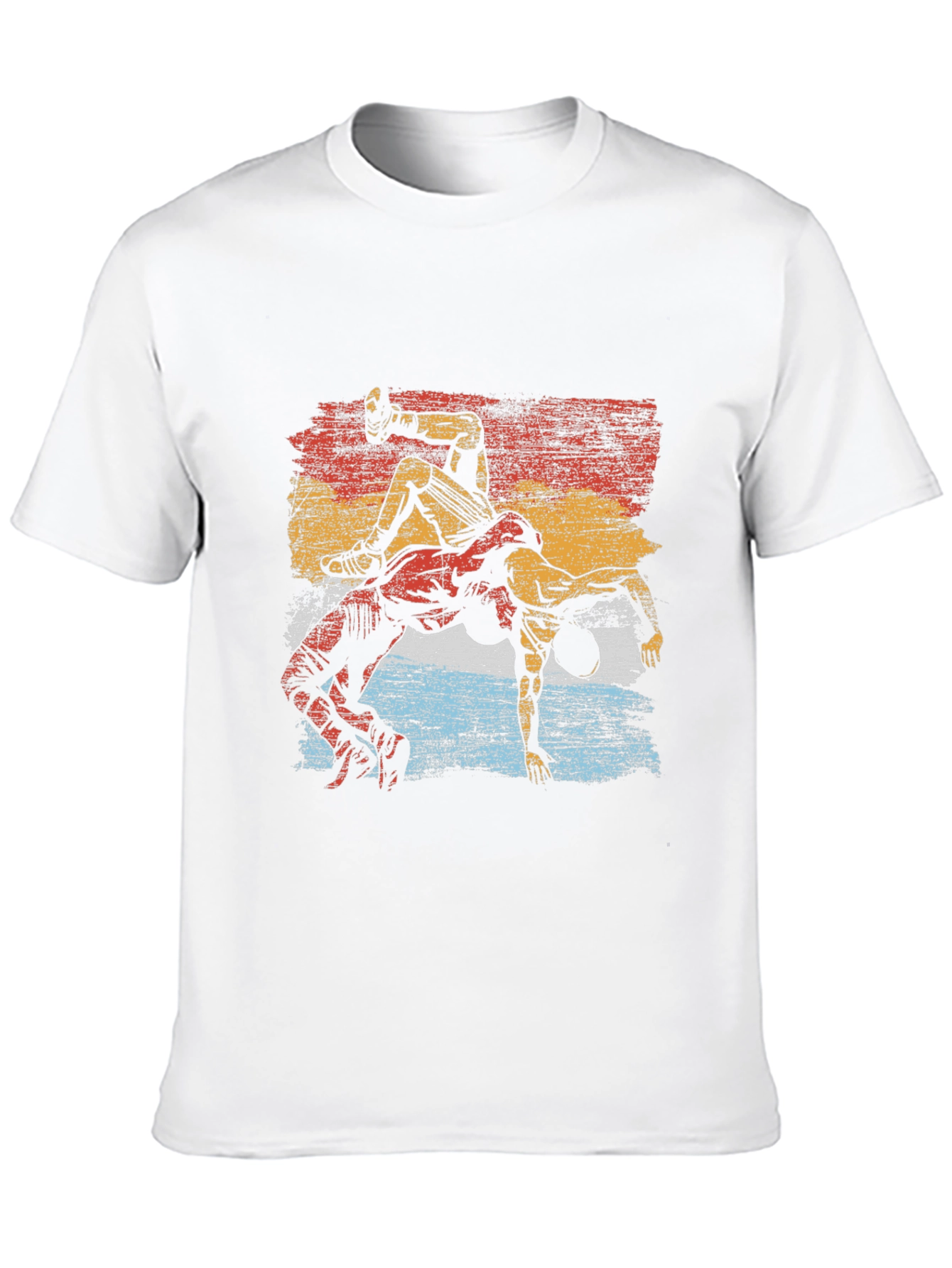 Wrestling Graphic Tee - Retro Style Black T-Shirt