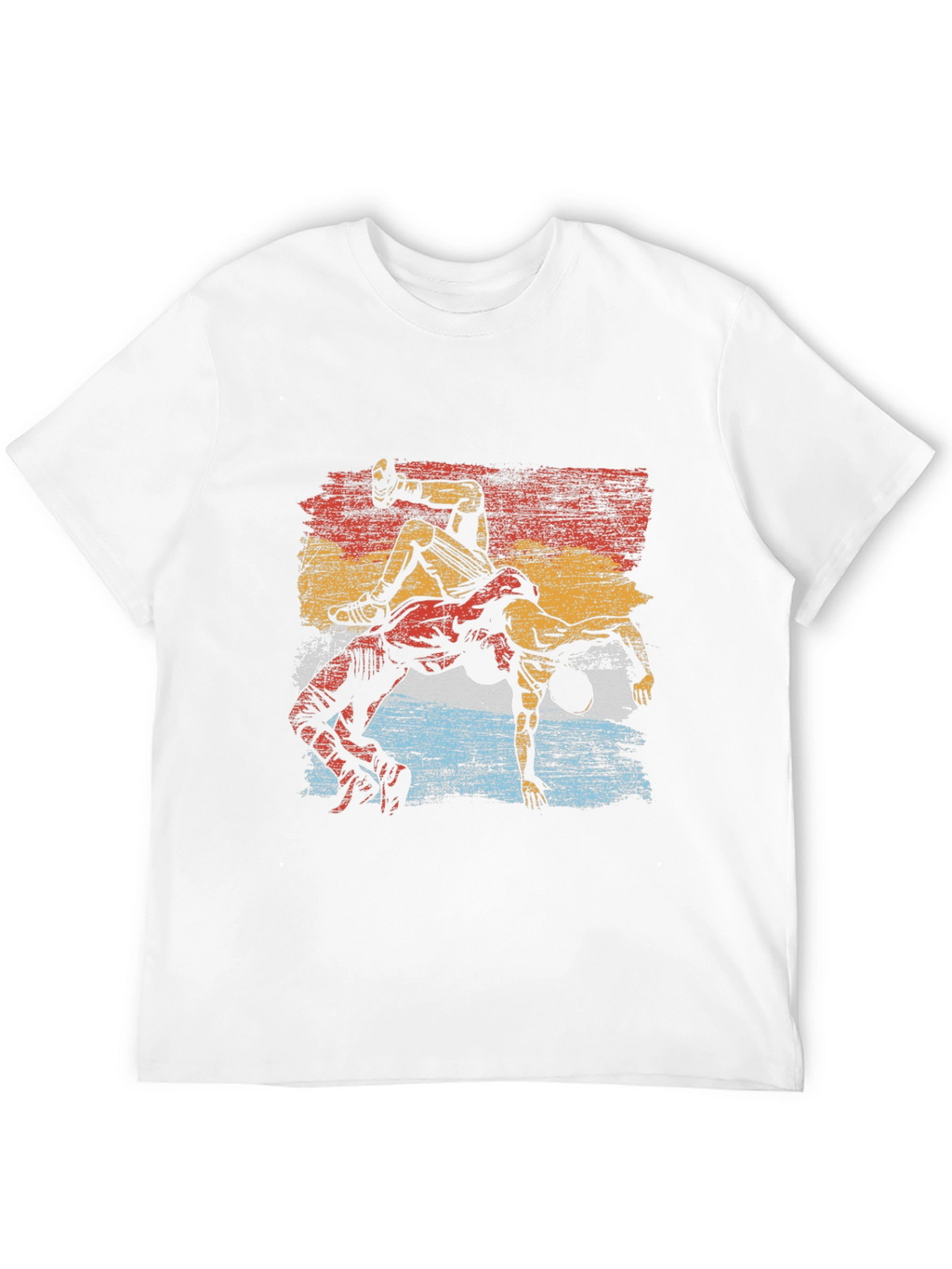 Wrestling Graphic Tee - Retro Style Black T-Shirt