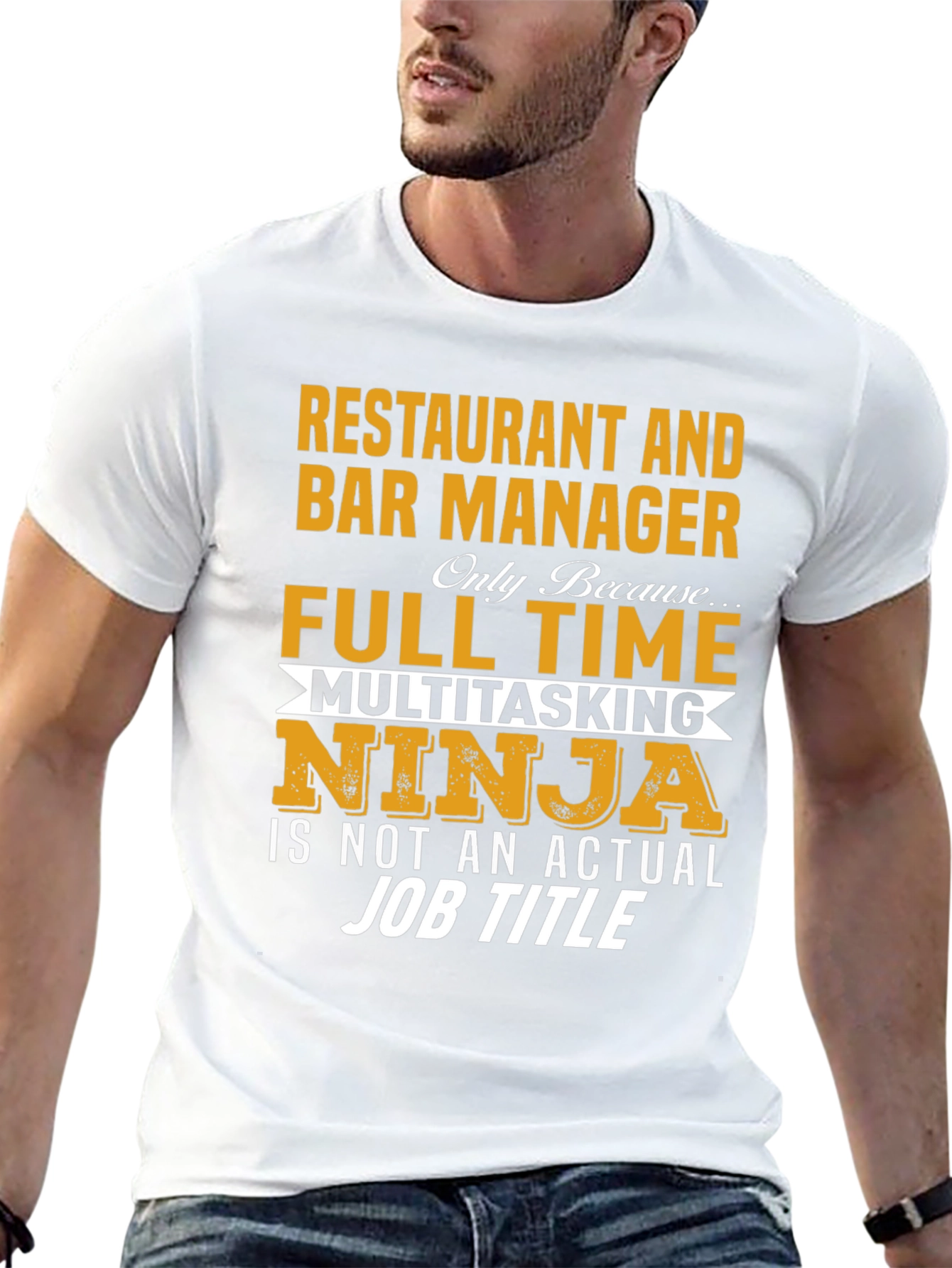 Restaurant & Bar Manager Multitasking Ninja T-Shirt