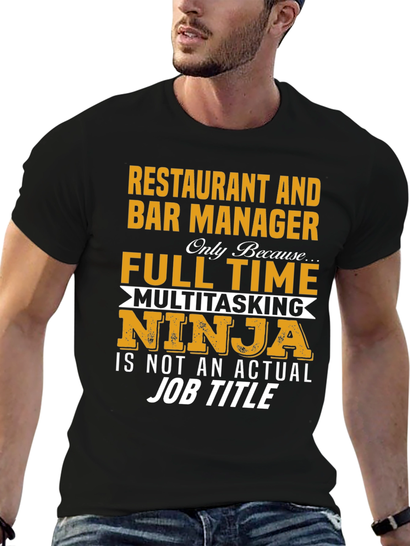 Restaurant & Bar Manager Multitasking Ninja T-Shirt