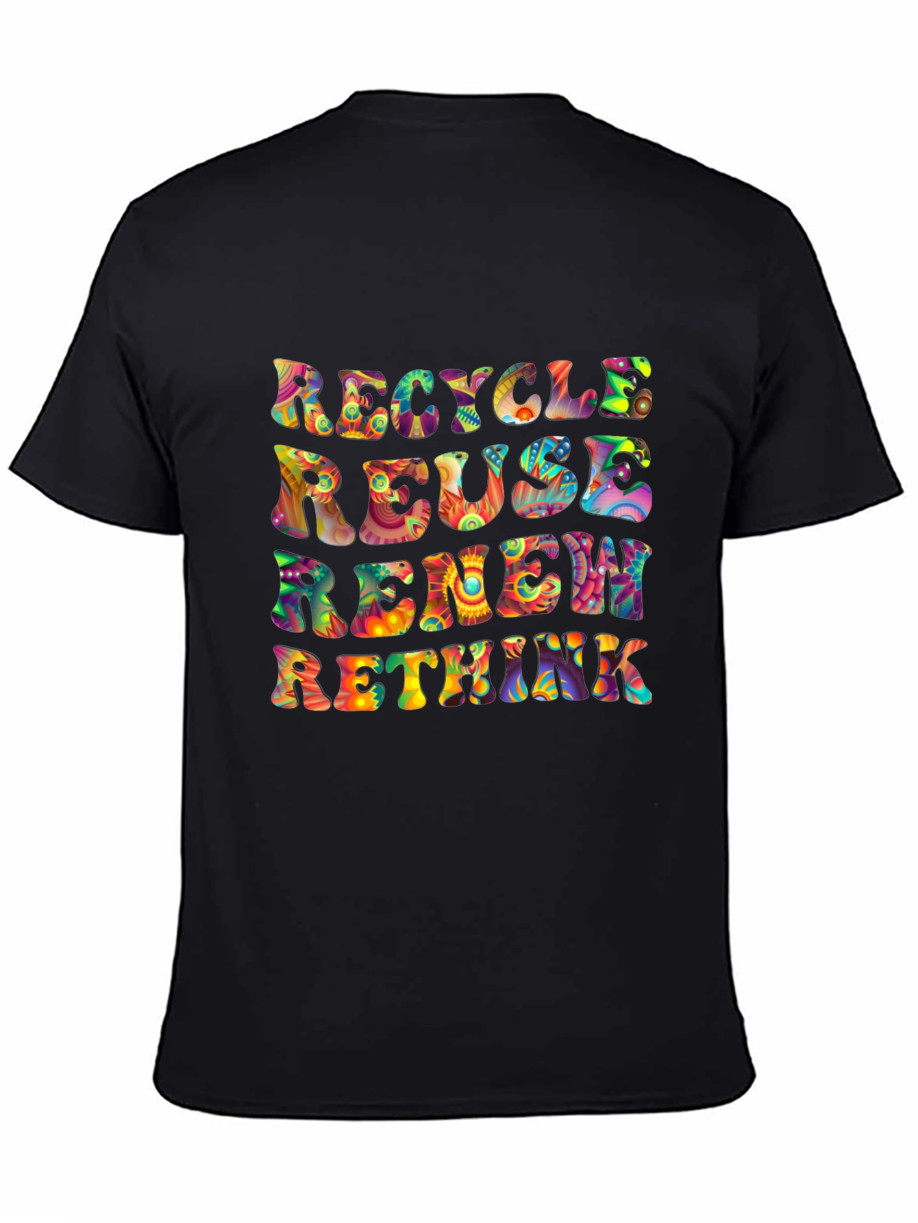 Recycle Reuse Renew Rethink Graphic T-Shirt