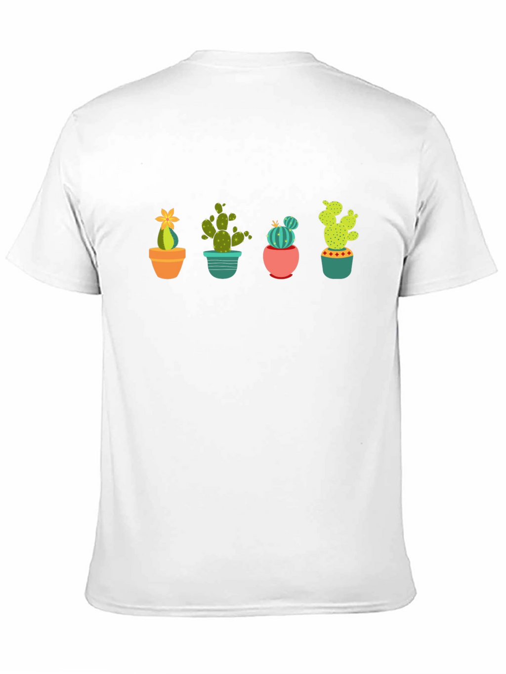 Cactus Pot Plant Graphic Print T-Shirt