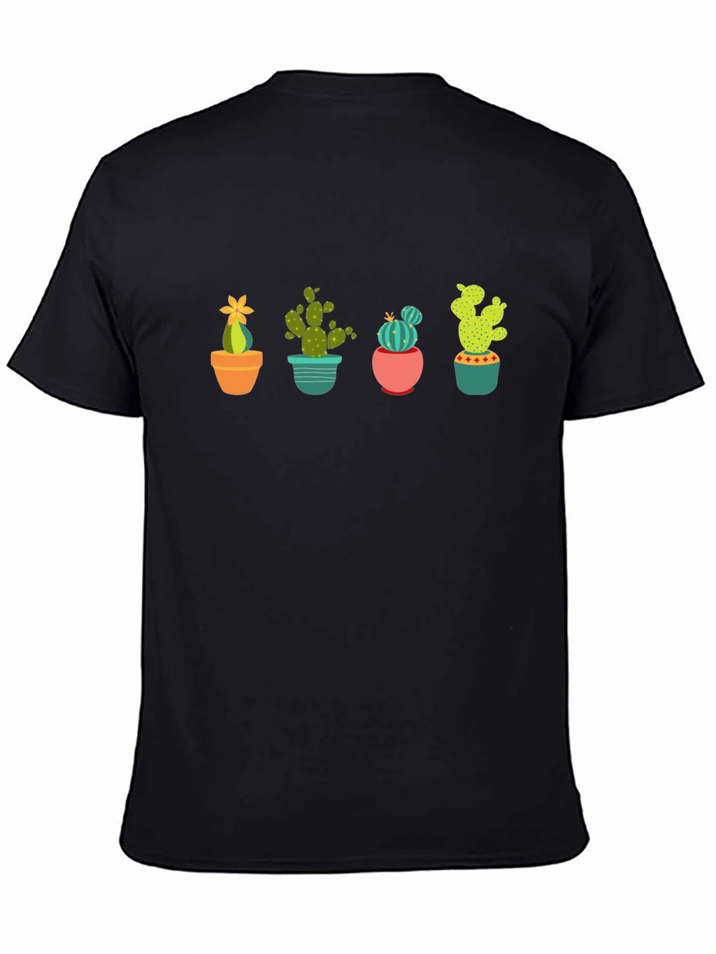 Cactus Pot Plant Graphic Print T-Shirt