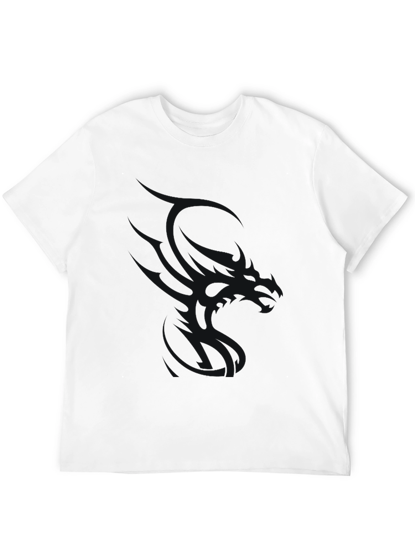 Mens Black Crew Neck Short Sleeve T-Shirt